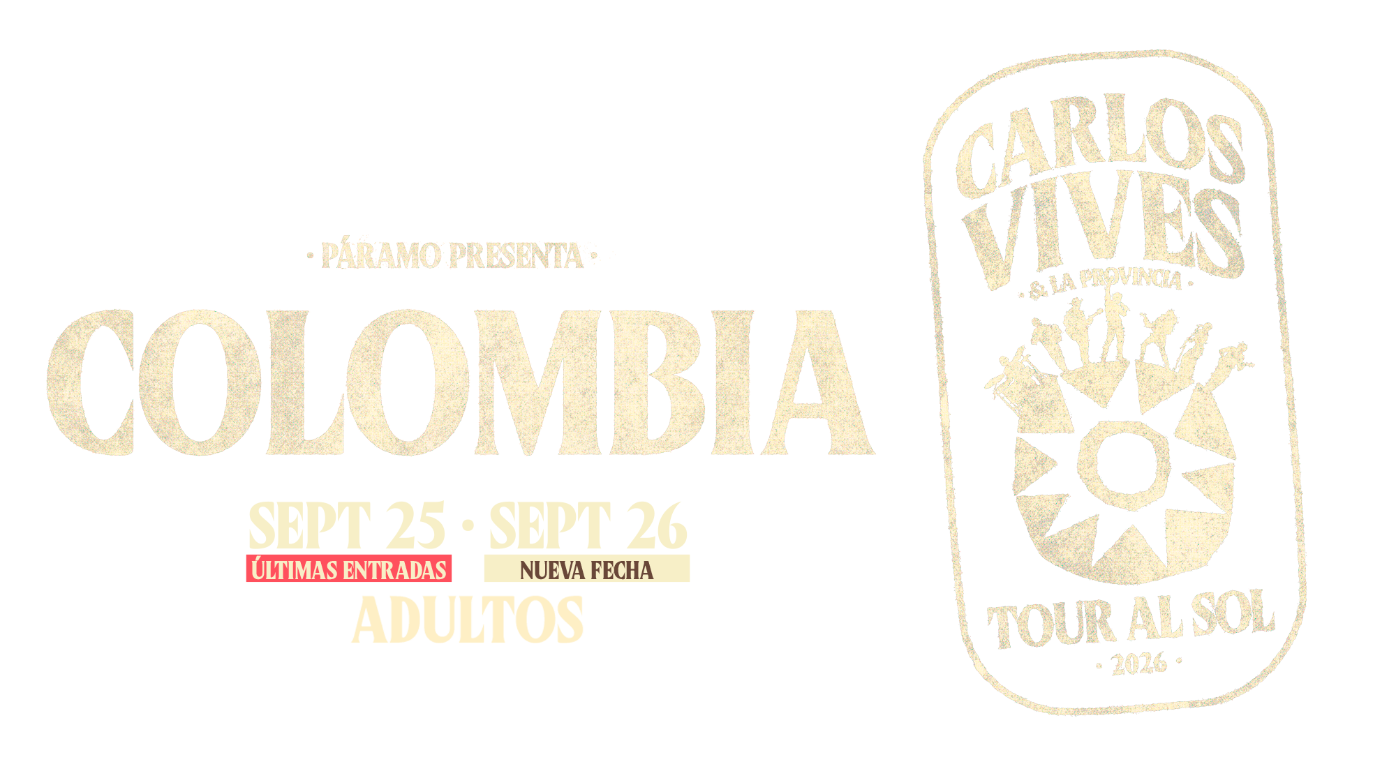 Carlos Vives & La Provincia - Tour Al Sol 2026