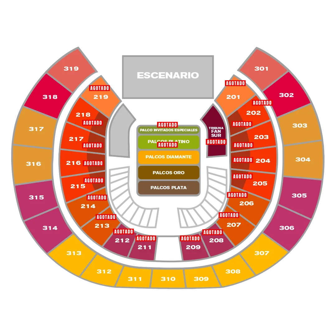 Plano del estadio
